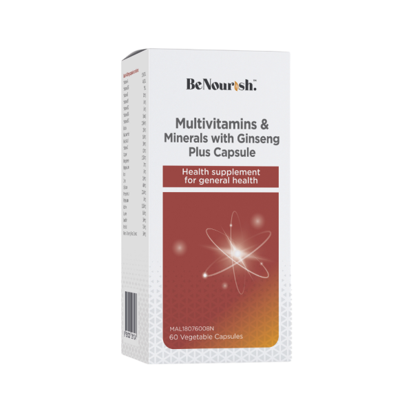 BeNourish Multivitamins & Minerals with Ginseng BeNourish